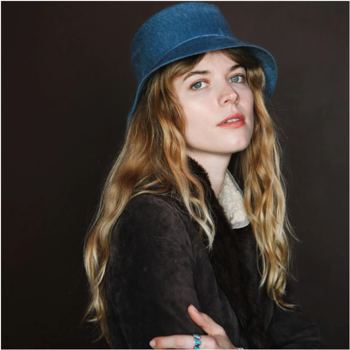 Tenley Hat in French Blue